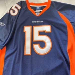 Reebok On Field Denver Broncos Tim Tebow #15 Stitched Jersey Size 50 Large (L)